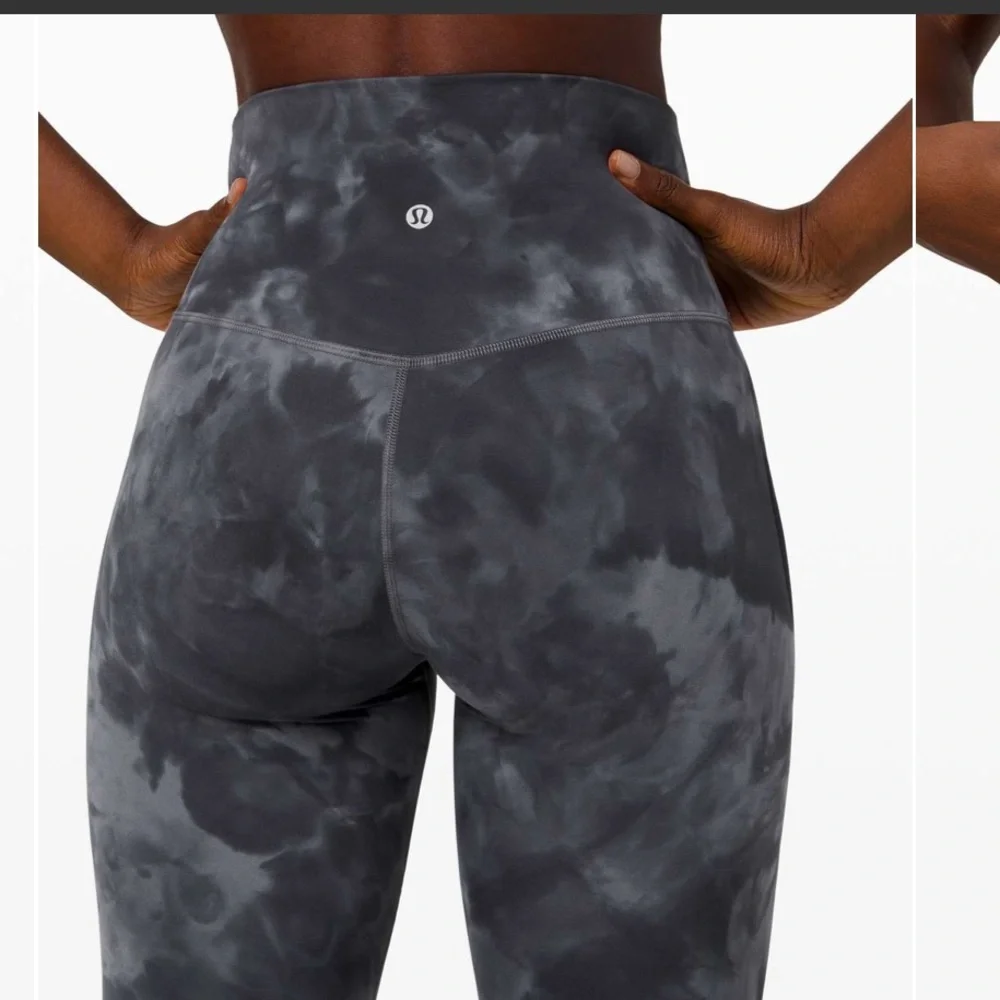 Lululemon Align Pant 26” Diamond Dye Pitch Grey Graphite Grey Leggings Sz 6